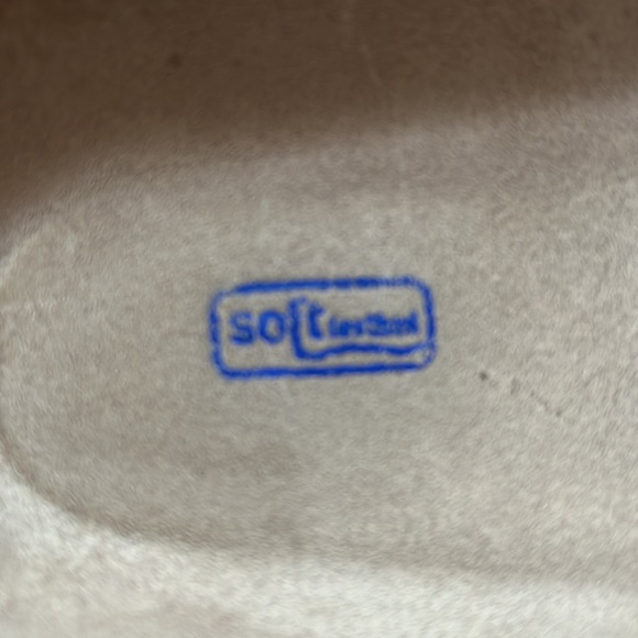 Birkenstock Arizona Birko-Flor Sandals blue Size 12-12.5 (45 Eur) soft footbed - Picture 6 of 8